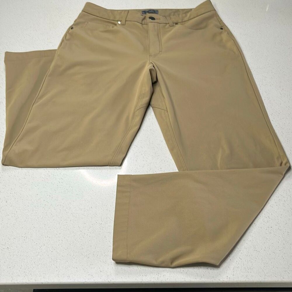 VRST Athletic Sorona Fabric Performance Pants Men’s 30x30 Khaki Stretch 5 Pocket